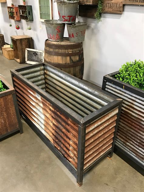 planter box metal vintage|decorative metal planter boxes.